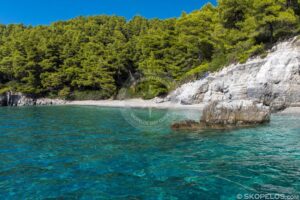 Skopelos Ekatopenintari Beach