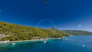 Skopelos Ekatopenintari Beach Beaches Accesiible Only By Boat