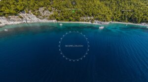 Skopelos Ekatopenintari Beach Beaches Accesiible Only By Boat