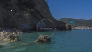 Skopelos Sarres Sares Beach Beaches Accesiible Only By Boat