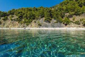 Skopelos Velanio Beach Seaview Aerial Photo