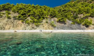 Skopelos Velanio Beach Seaview Aerial Photo