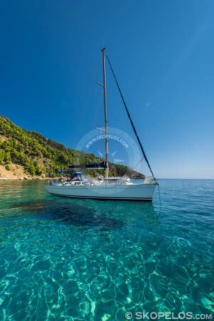 Skopelos Velanio Beach Seaview Aerial Photo