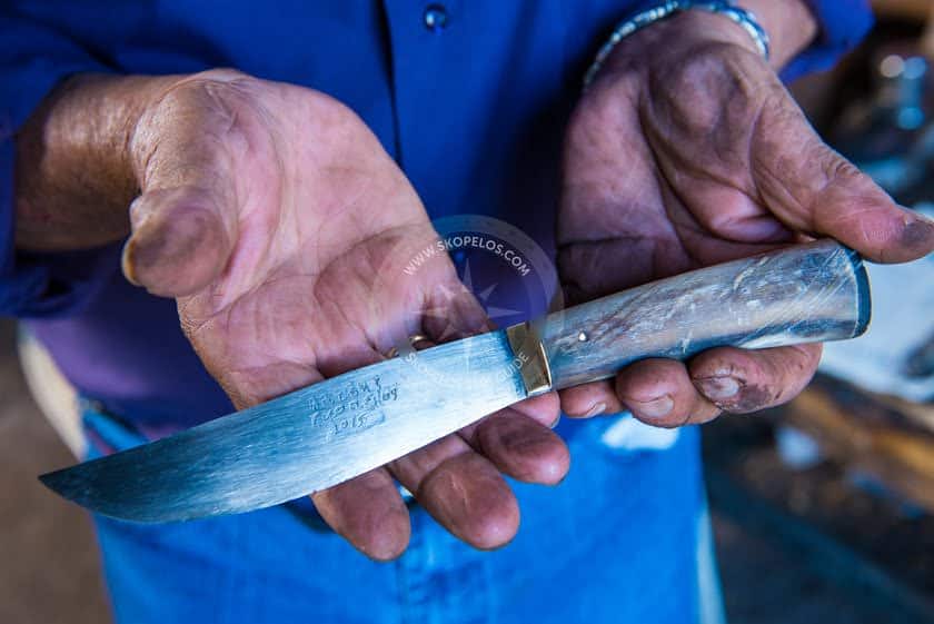 Knife Making, Knife Makers, Skopelos Local Artists. Tradition And Culture. Christos Patsis,. Traditional Handmade Knives