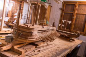 Skopelos Artists Boudalas Mpountalas Yannis Wood Microshipping Model Shipmaker 40