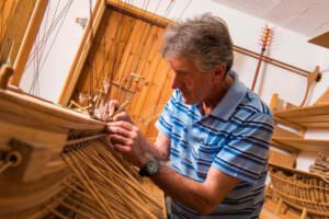 Skopelos Artists Boudalas Mpountalas Yannis Wood Microshipping Model Shipmaker 76