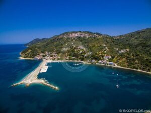 Λουτράκι Γλώσσας Σκοπέλου, Σκόπελος Λουτράκι Λιμάνι, Λουτράκι Γλώσσα, Λιμάνια, Πλοία, Δρομολόγια, Πληροφορίες