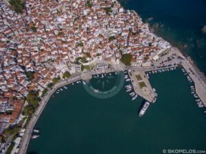 Sporades Islands, Skopelos Town, Chora Of Village, Traditional Settlement