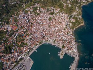Sporades Islands, Skopelos Town, Chora Of Village, Traditional Settlement