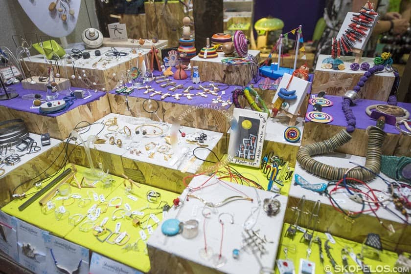 Skopelos Town Shopping Walk Night 04