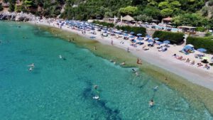 Skopelos Apanemo Beach Bar, Restaurants And Tavernas, Beach Bars, Restaurant Apanemo, Aegean, Sporades, Greece