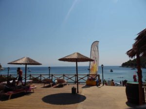 Skopelos Apanemo Beach Bar, Restaurants And Tavernas, Beach Bars, Restaurant Apanemo, Aegean, Sporades, Greece