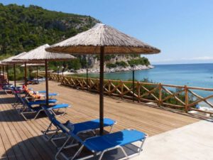 Skopelos Apanemo Beach Bar, Restaurants And Tavernas, Beach Bars, Restaurant Apanemo, Aegean, Sporades, Greece