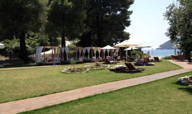 Kastani Beach, Skopelos Beaches, Mama Mia Beach Kastani Beach Bar