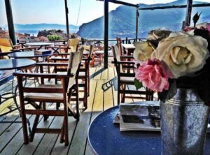Skopelos Big Blue Cafe