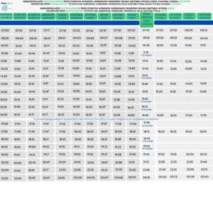 Skopelos Buses Route