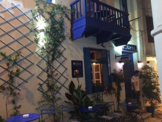 oionos mavi bar skopelos, oionos tədbir skopelos, caz bar skopelosu