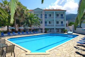 Skopelos Dolphin Hotel, Hotels, Hotel Dolphin, Accommodation, Town, Port, Mamma Mia Island, Aegean Greece