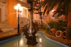 Skopelos Dolphin Hotel, Hotels, Hotel Dolphin, Accommodation, Town, Port, Mamma Mia Island, Aegean Greece