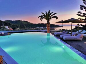 Skopelos Panormos Beach Hotel Hotels Hotels Panormos Beach Pool Accommodation Northern Sporades Greece