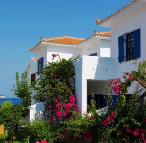 Skopelos Sunrise Village Hotel, Hotels Sunrise Village, Accommodation, Chora, Town, Port, Sporades, Greece