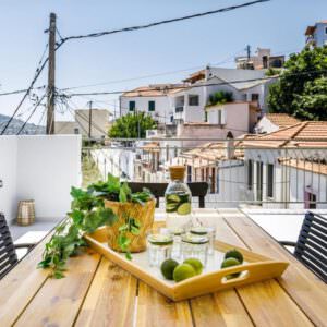 Skopelos Breezy Rooftop House Chora Accommodation