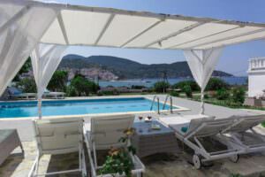 Skopelos Pool Villa Karavos Waterfront Chora Town Myloi
