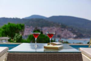 Skopelos Pool Villa Karavos Waterfront Chora Town Myloi