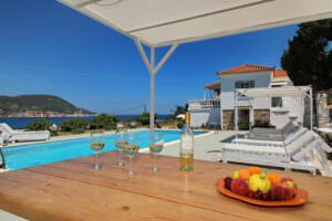 Skopelos Pool Villa Karavos Waterfront Chora Town Myloi