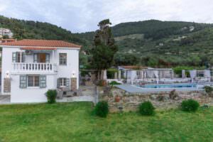 Skopelos Pool Villa Karavos Waterfront Chora Town Myloi