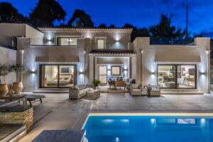 Skopelos Pool Villa Politimi, Pool Villas, Town, Mamma Mia Aegean Greece